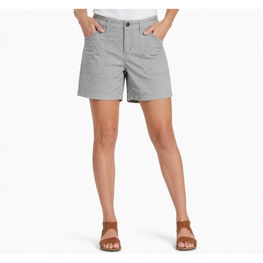 KÜHL Cabo Shorts Women's Size 8 Gray 6" Inseam Hiking Outdoor Casual